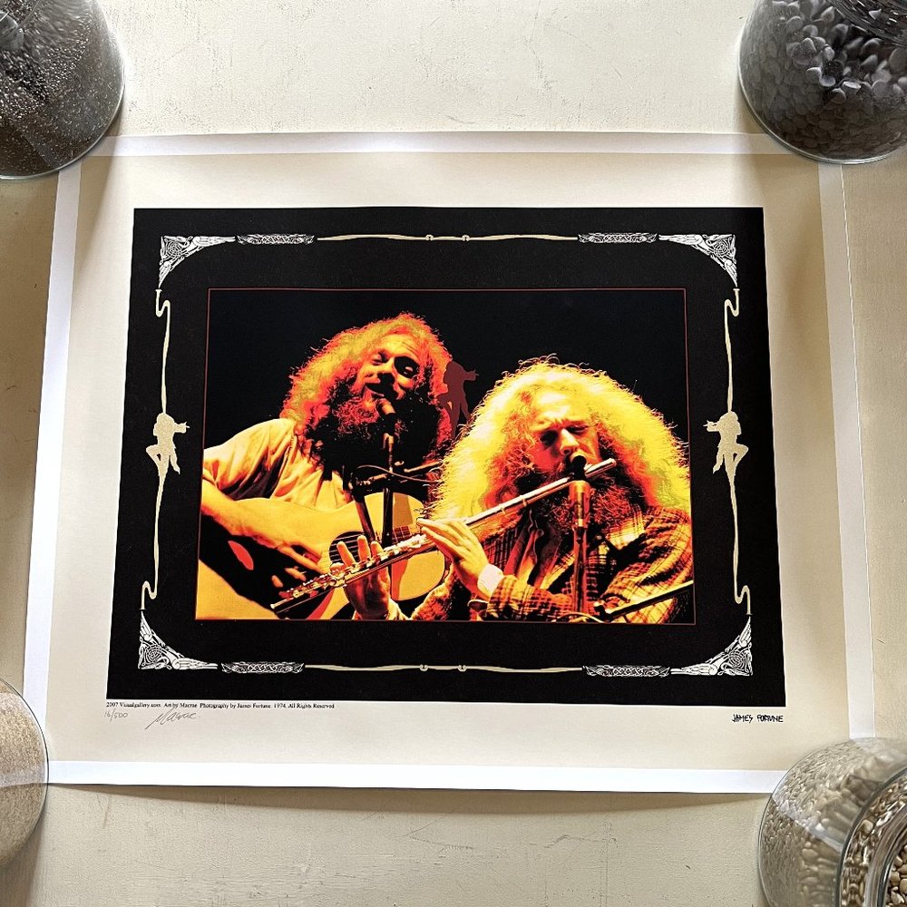 MINT/NM Jethro Tull 2007 Macrae Rare Limited Edition Signed & Numbered 22” x 17”